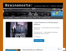 Tablet Screenshot of brainsnorts.com